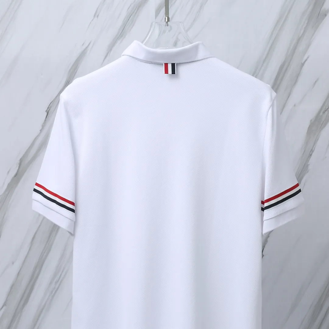 ：T 007（TB POLO ） THOM BROWNE TB 260 POLO 260 Authentic Authentic Factory Quality Same Style + Authentic Size：0/1/2/3/4 ：White/Black/Navy Blue/Gray